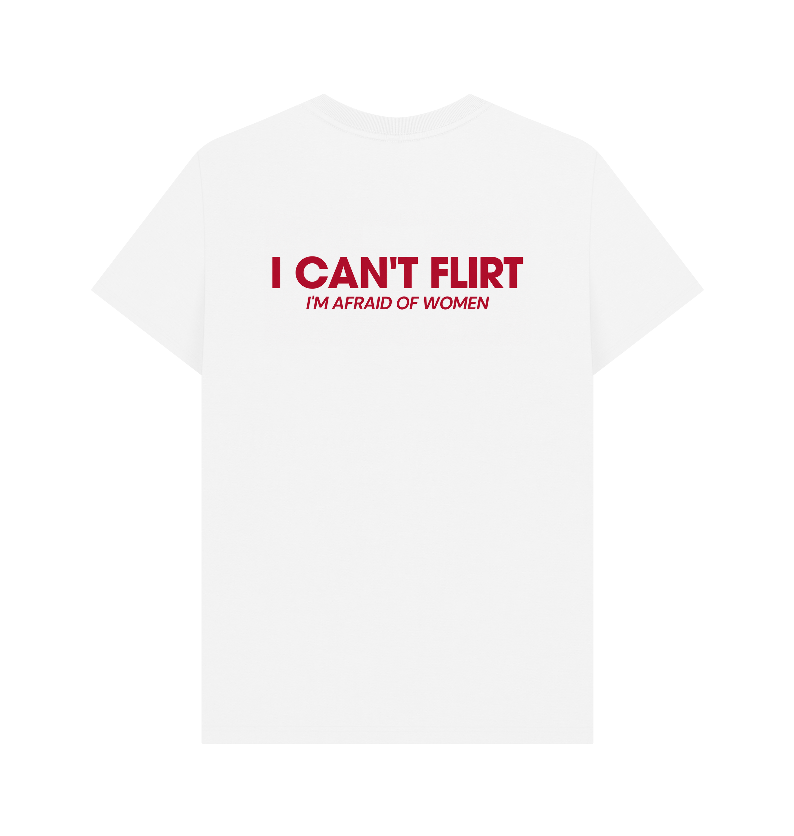 White Printed T-shirt Back