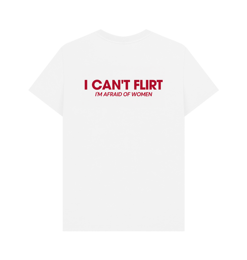 White Printed T-shirt Back