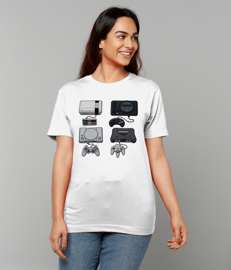 274 Retro Gaming T-Shirt Funny Tee