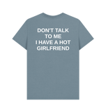 Stone Blue Printed T-shirt Back