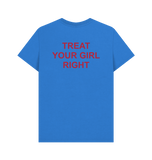 Bright Blue Printed T-shirt Back