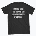 063   I’M THAT SONG YOU SKIPPED Funny T-shirt Tee
