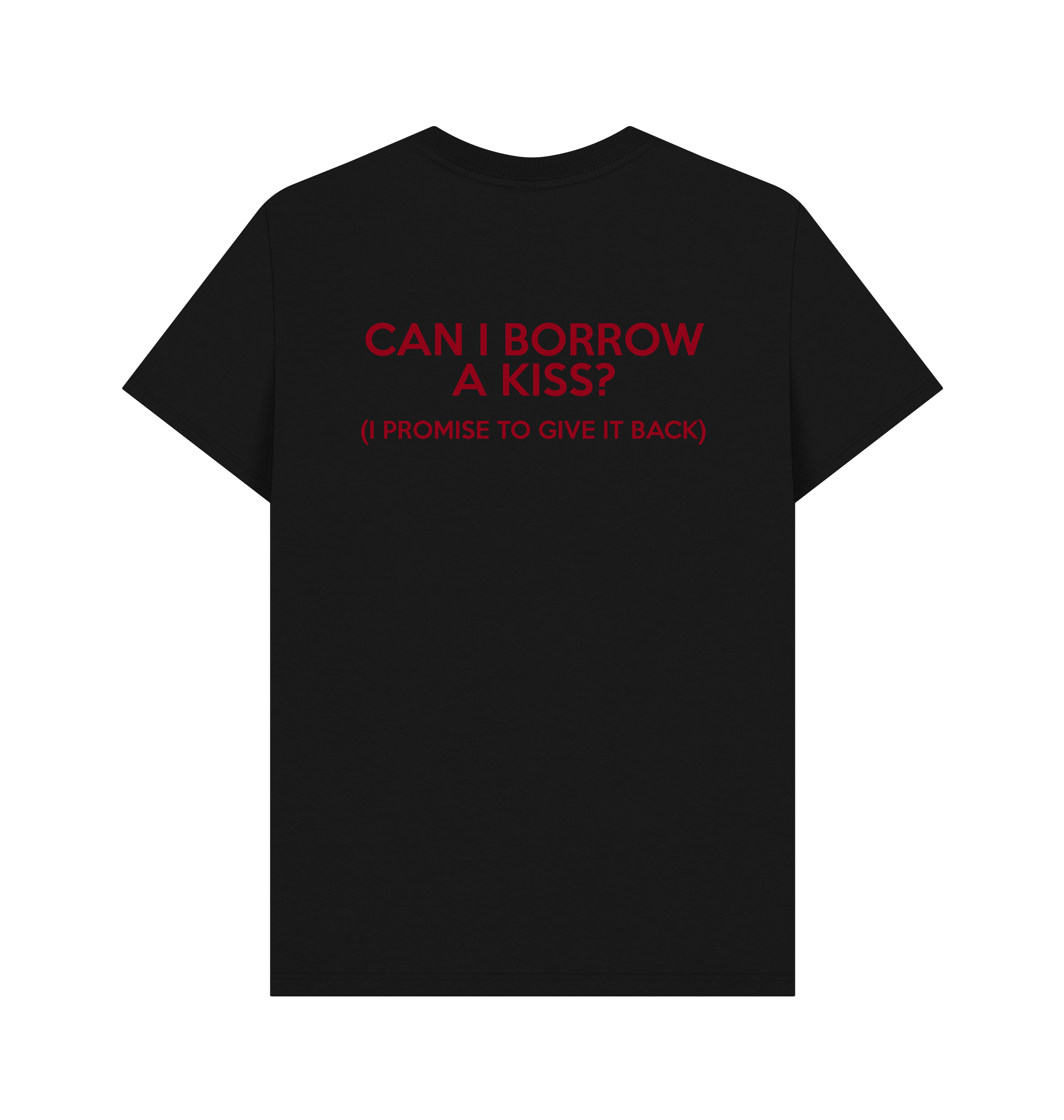 Black Printed T-shirt Back