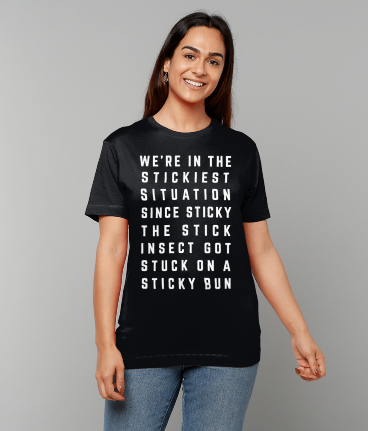 476 Sticky Situation T-Shirt Funny Tee