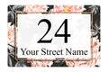 1165 UV Protection Personalised Address Metal Aluminium Sign Plaque Door Gate