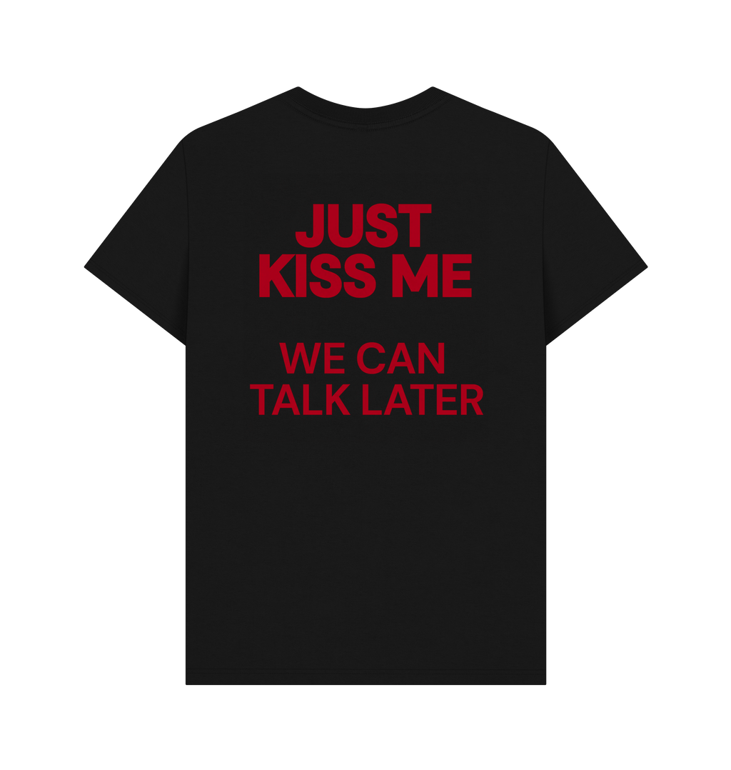 Black Printed T-shirt Back