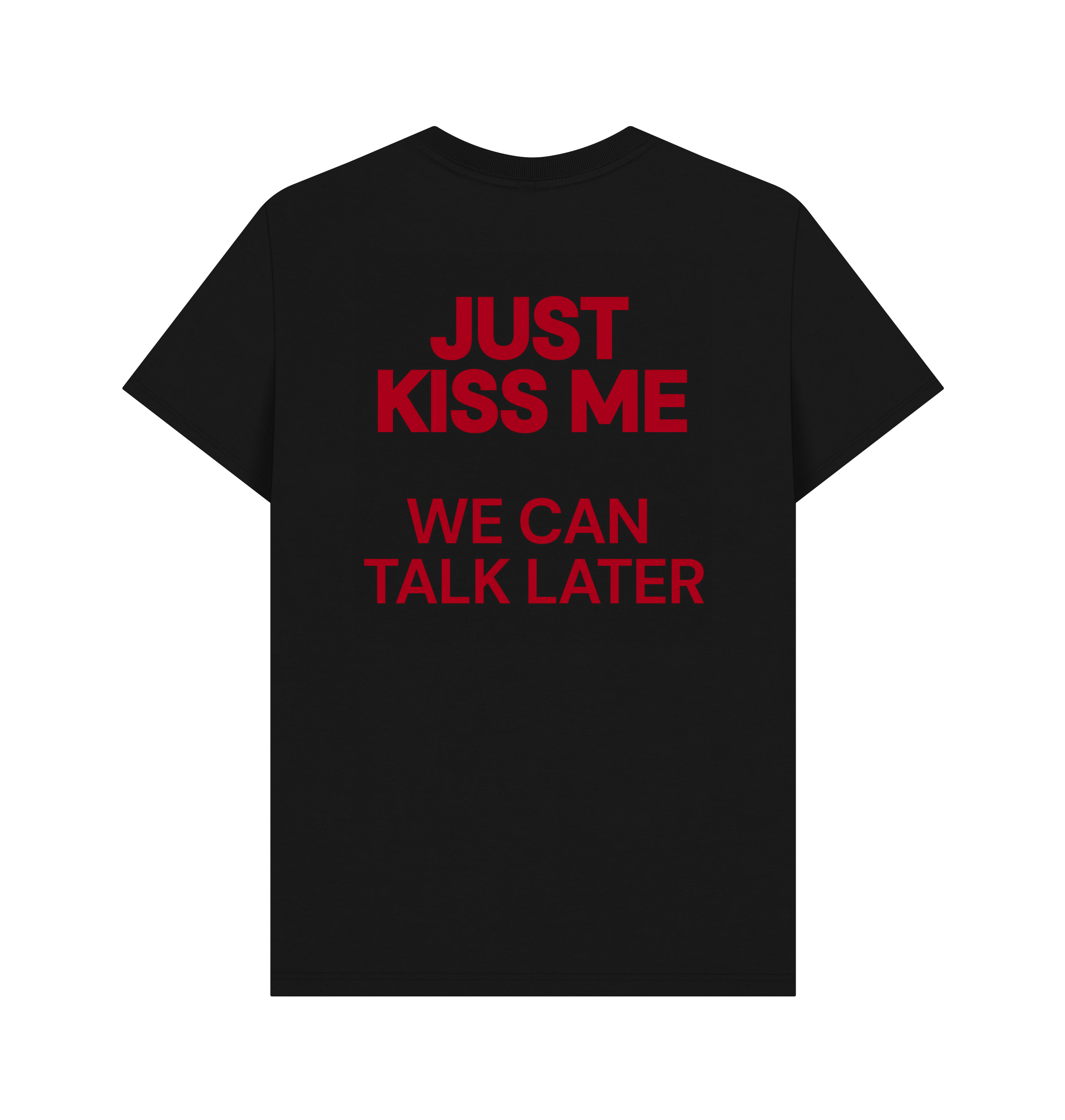 Black Printed T-shirt Back