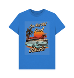 Bright Blue Printed T-shirt Front