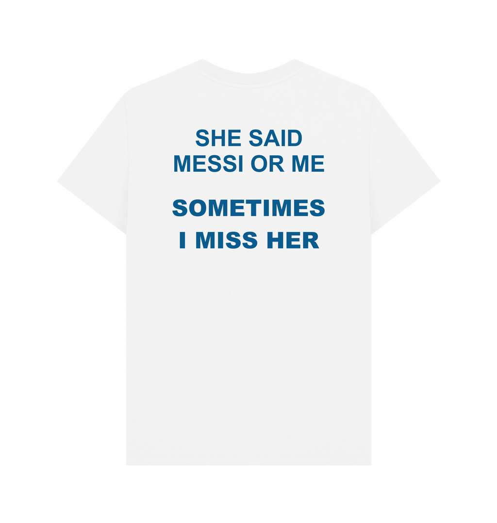 White Printed T-shirt Back