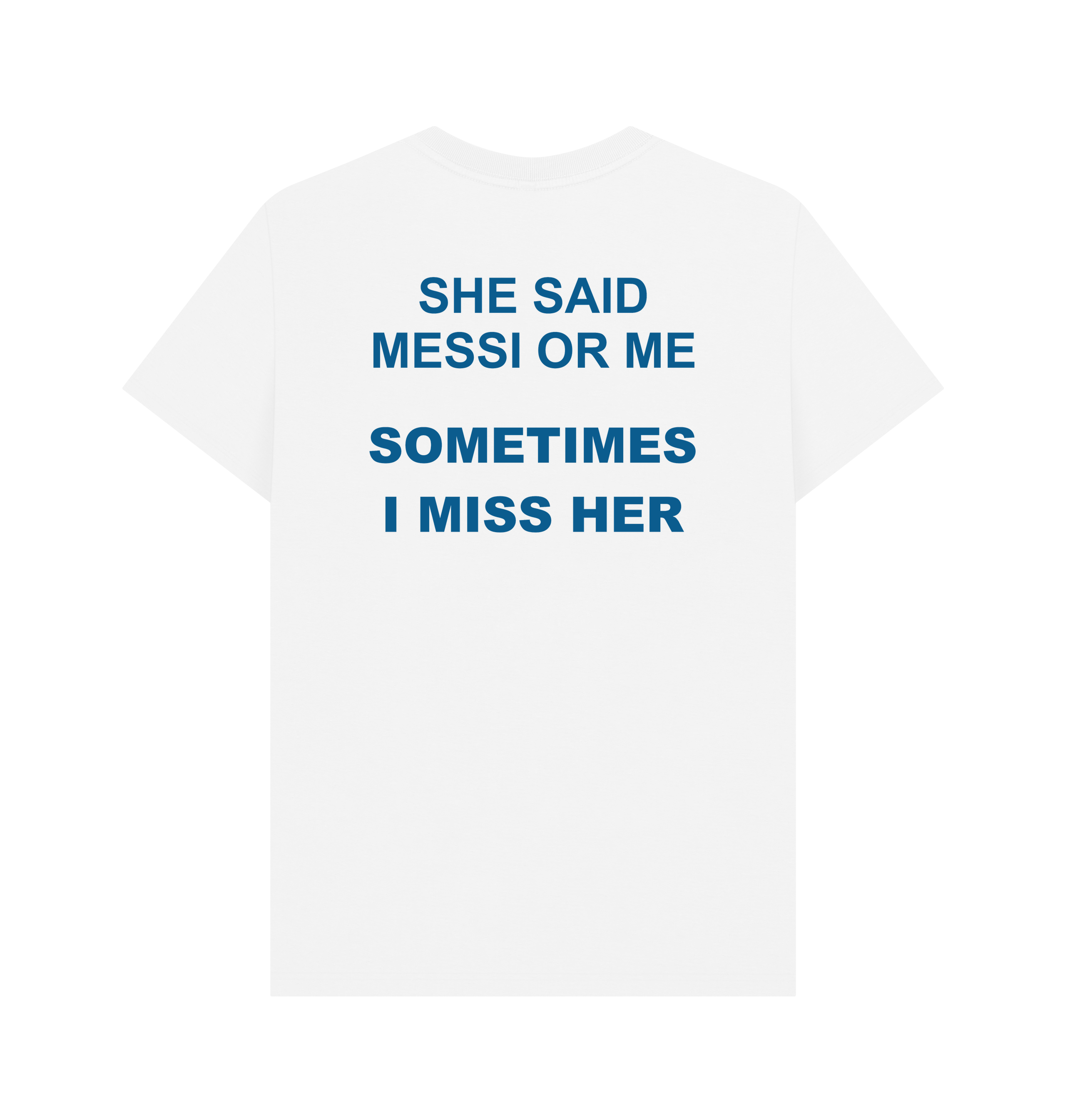 White Printed T-shirt Back