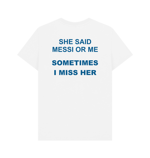 White Printed T-shirt Back