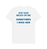 White Printed T-shirt Back