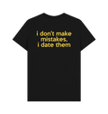 Black Printed T-shirt Back