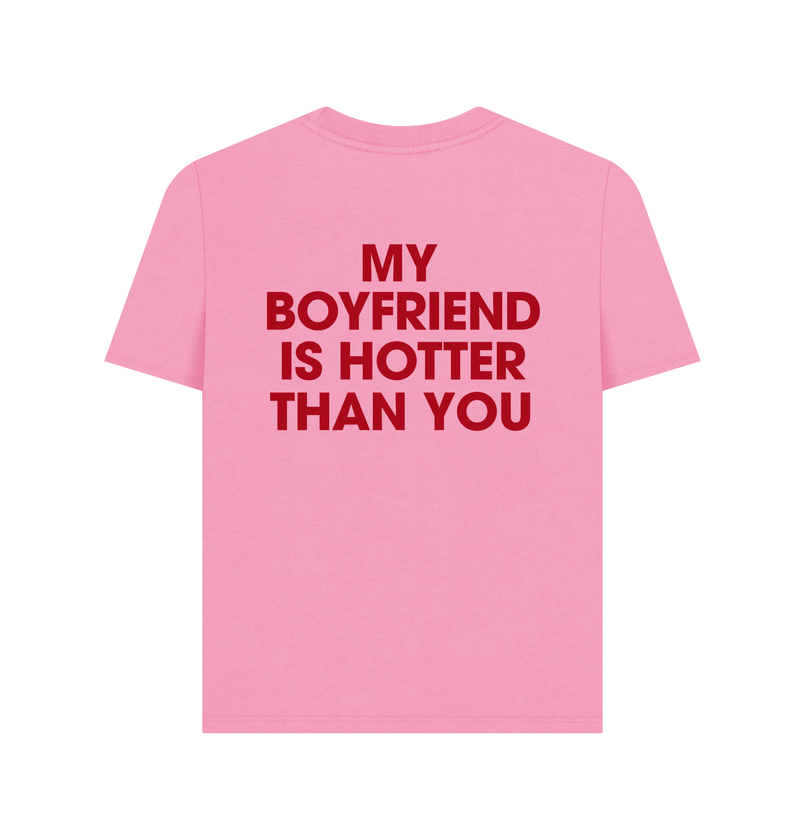 Rose Pink Printed T-shirt Back