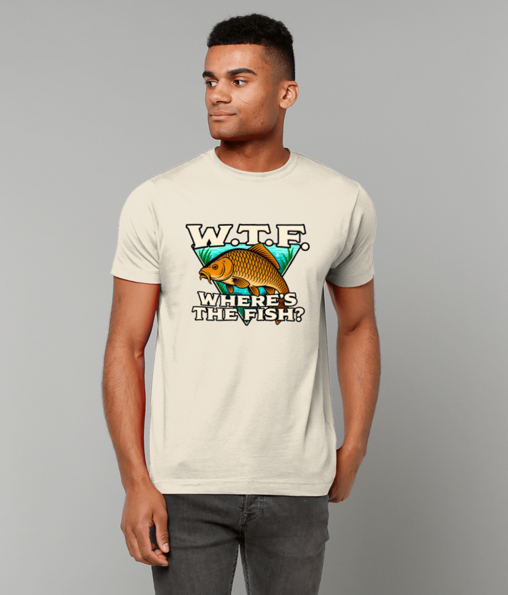 298 WTF Fishing T-Shirt Funny Tee