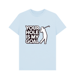Sky Blue Printed T-shirt Front
