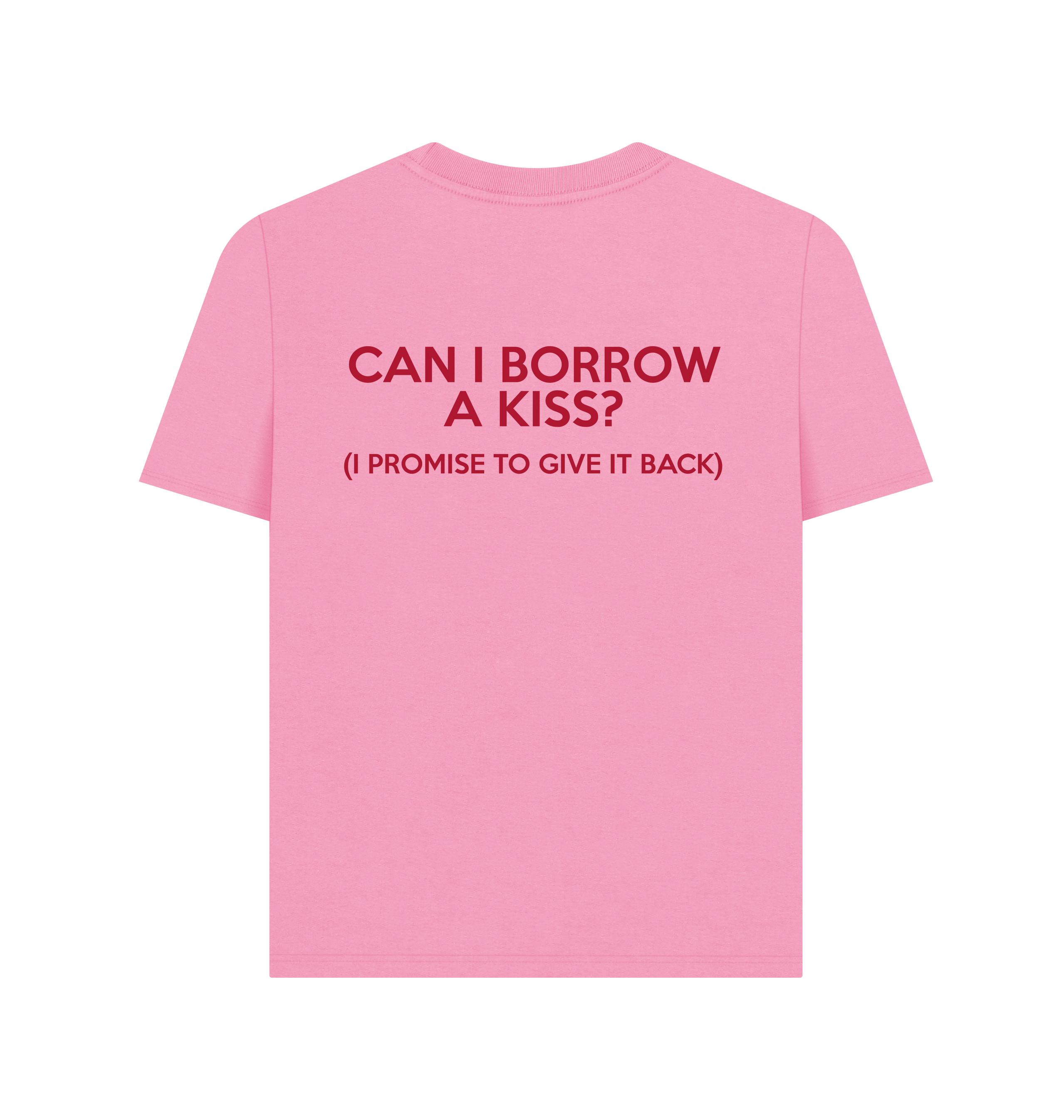 Rose Pink Printed T-shirt Back