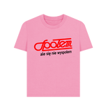 Rose Pink Printed T-shirt Front