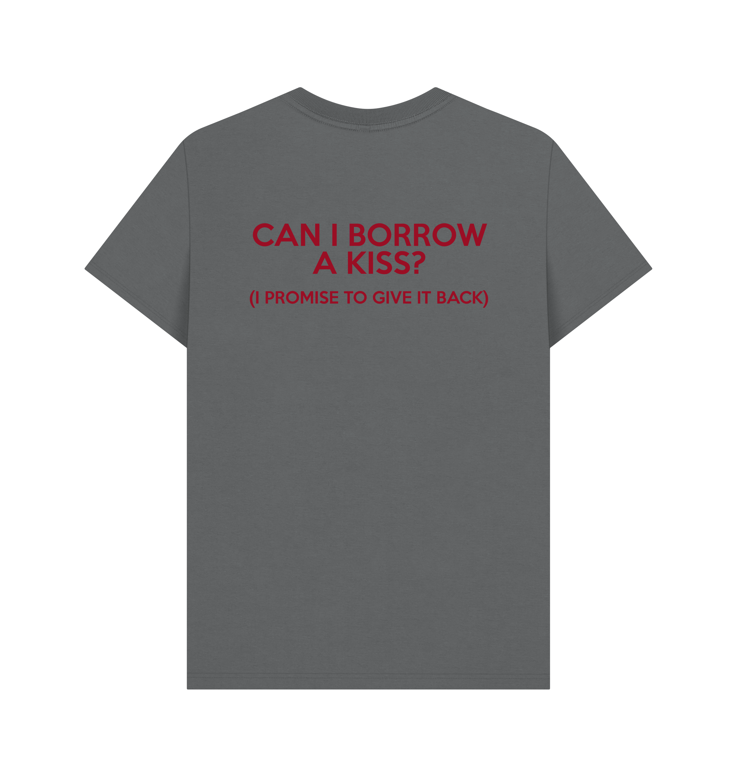 Slate Grey Printed T-shirt Back