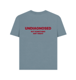 Stone Blue Printed T-shirt Back