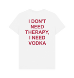 White Printed T-shirt Back