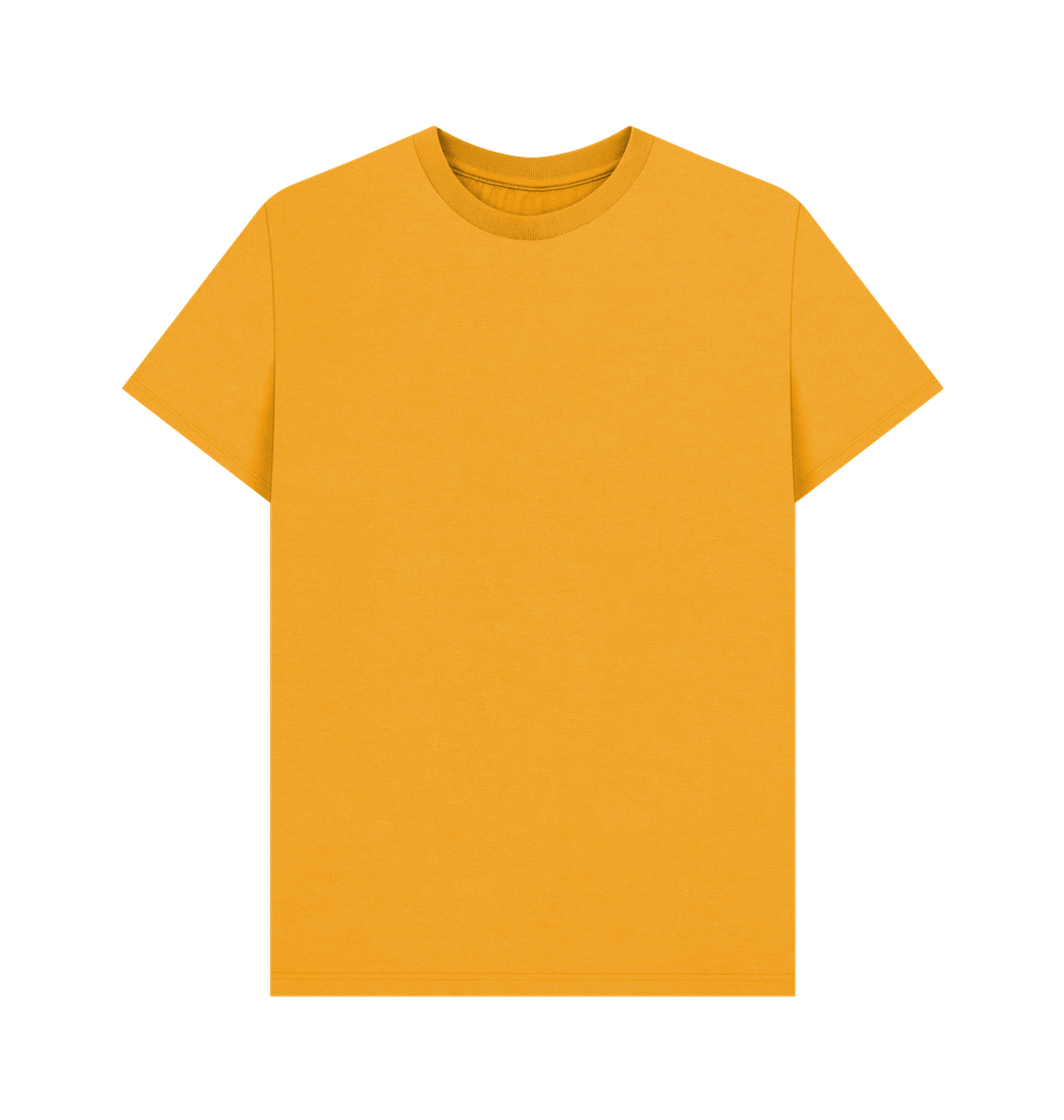 Mustard Printed T-shirt Front