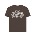 Chocolate Printed T-shirt Back