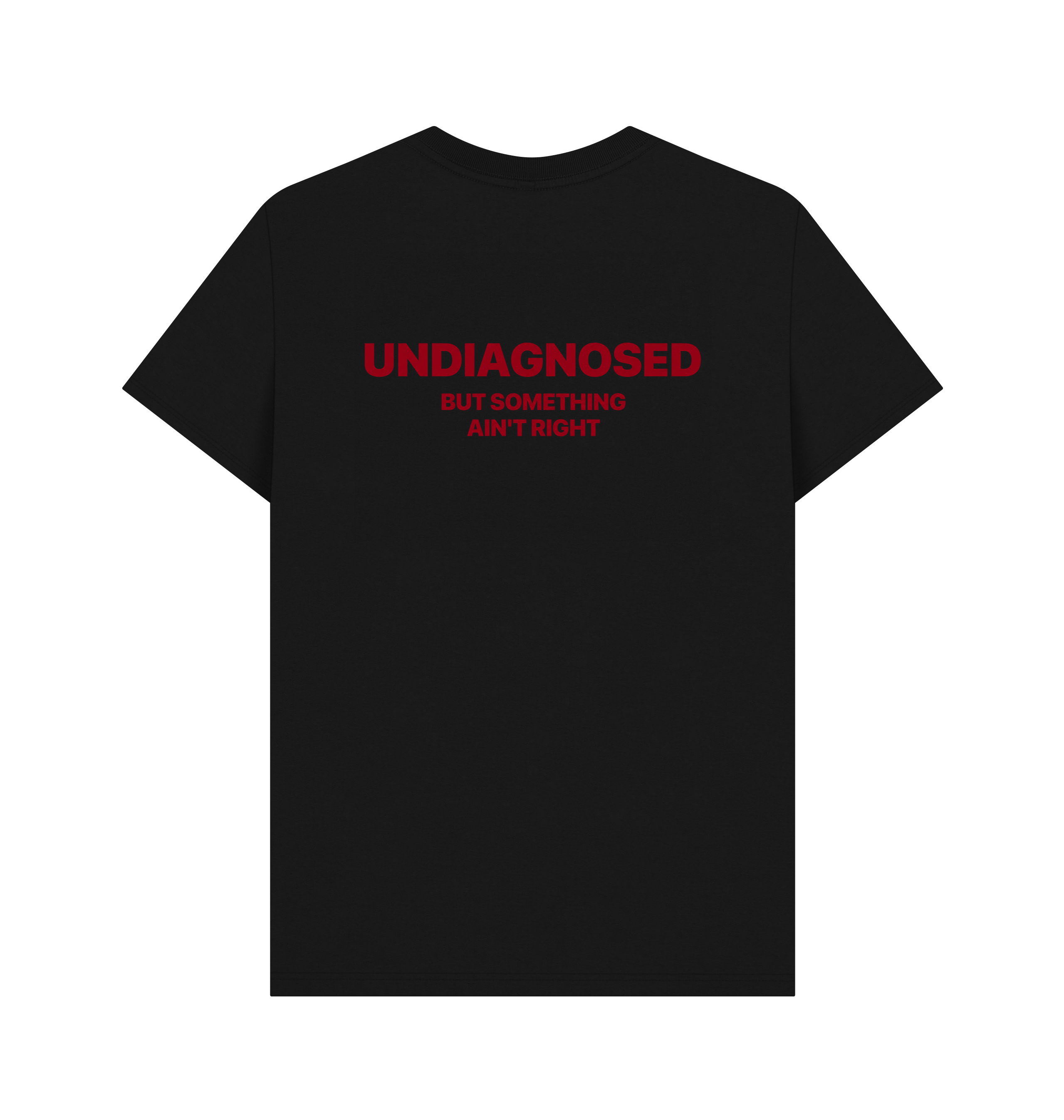 Black Printed T-shirt Back