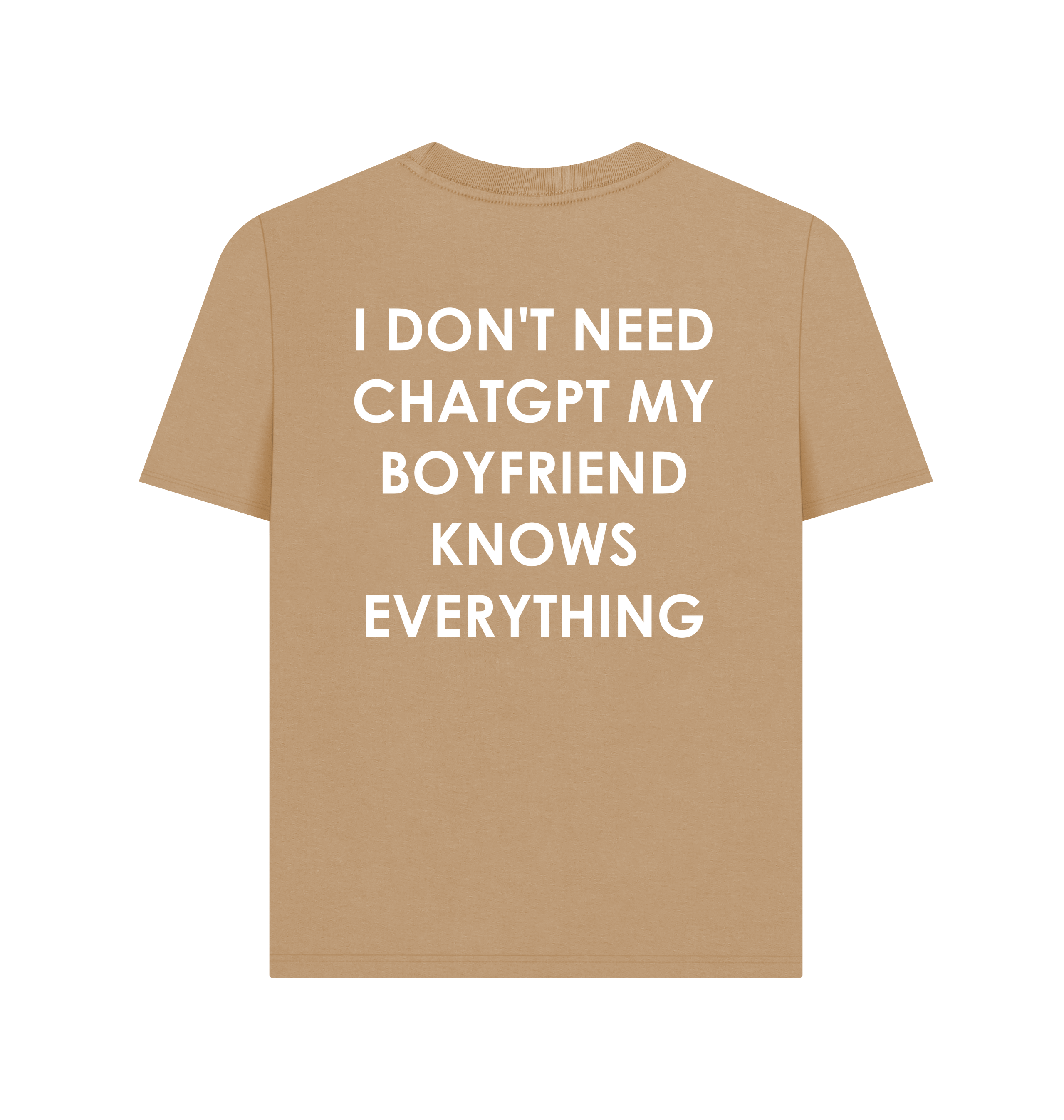 Sand Printed T-shirt Back