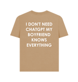 Sand Printed T-shirt Back