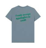 Stone Blue Printed T-shirt Back