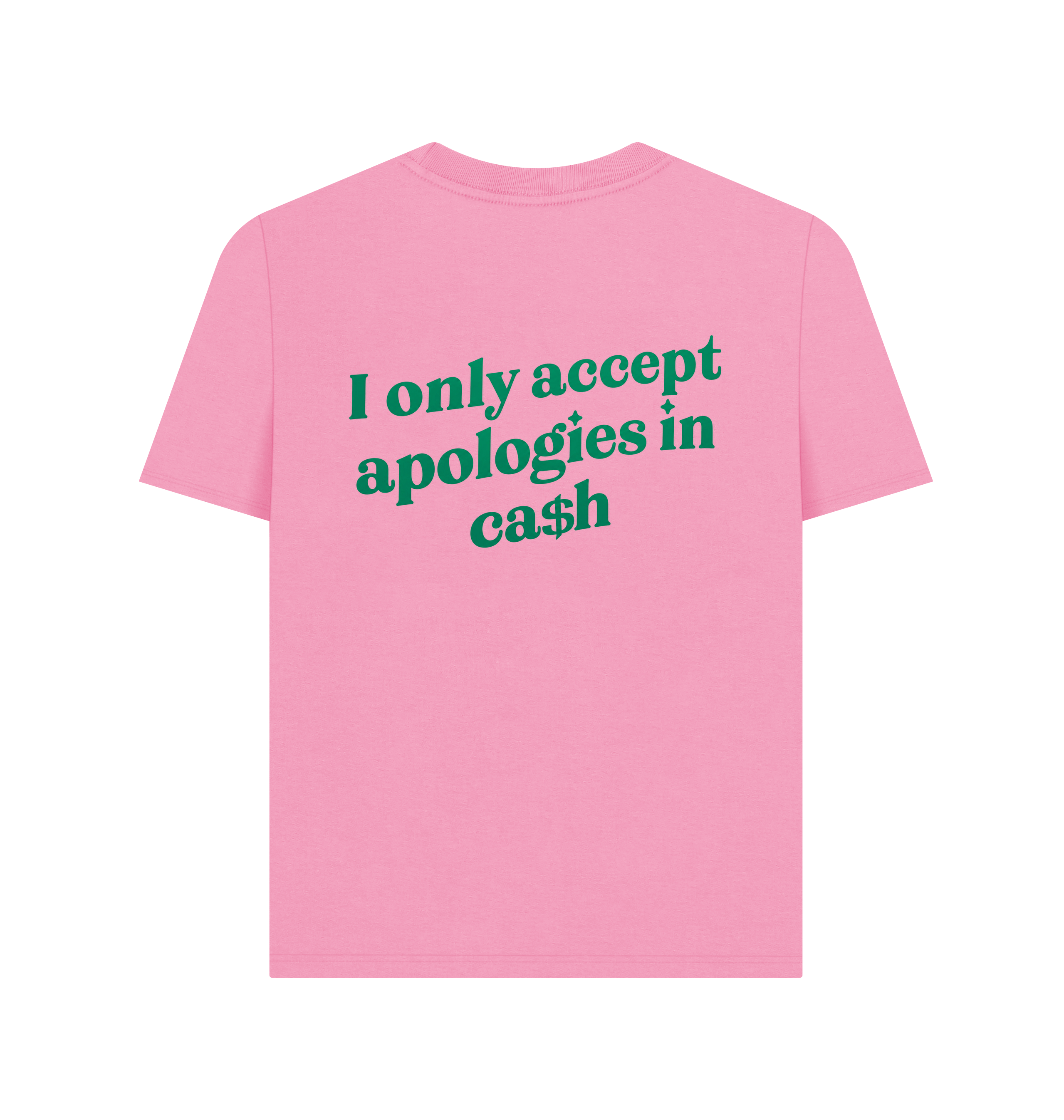 Rose Pink Printed T-shirt Back