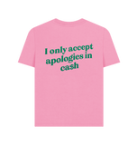 Rose Pink Printed T-shirt Back