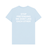 Sky Blue Printed T-shirt Back