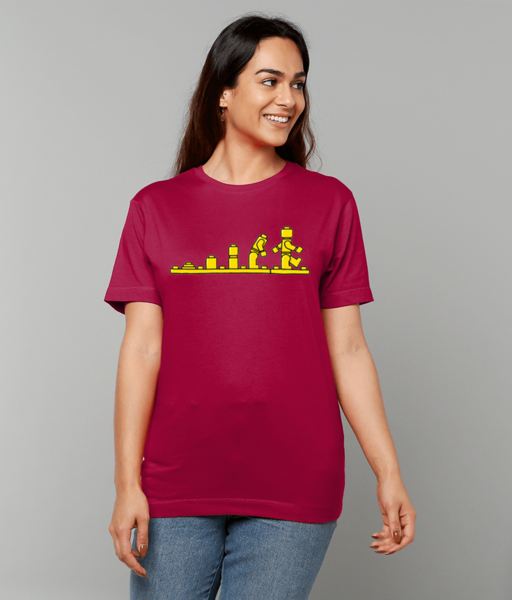232 Bricks Evolution T-Shirt Funny Tee