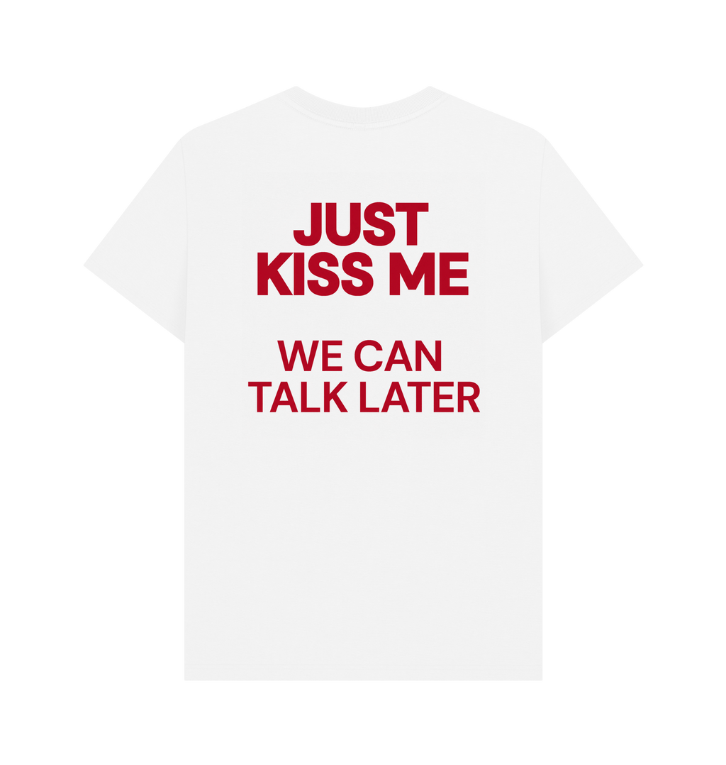 White Printed T-shirt Back