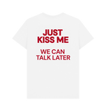 White Printed T-shirt Back