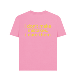 Rose Pink Printed T-shirt Back