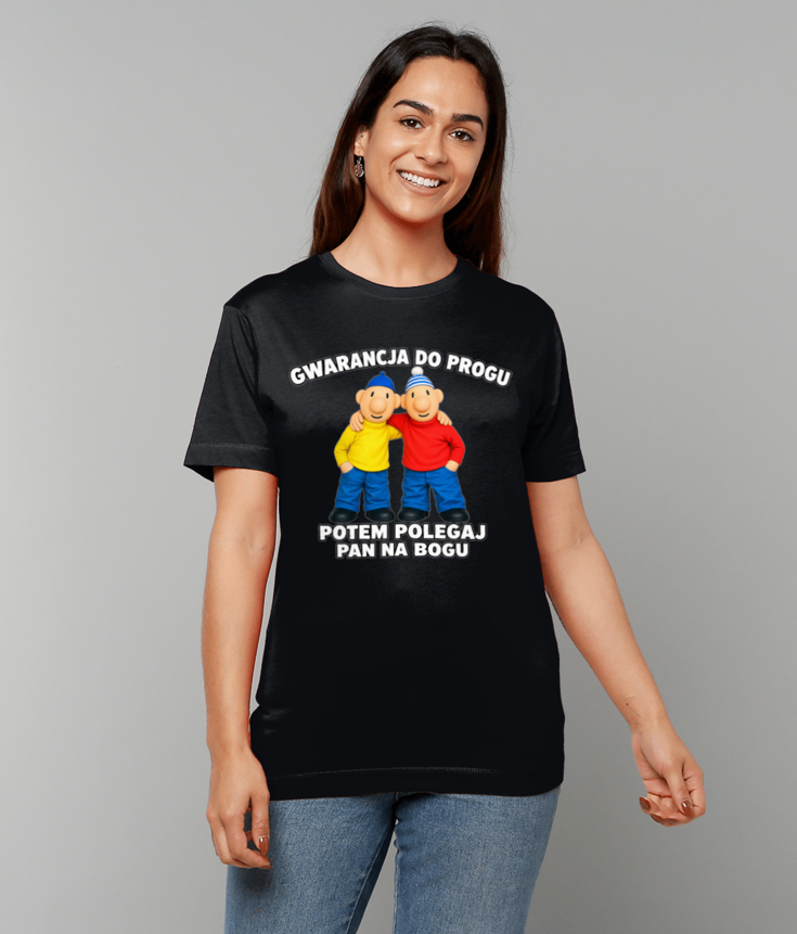 466 Sąsiedzi GWARANCJA Do PROGU Funny Polish T-shirt Tee