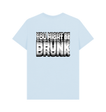 Sky Blue Printed T-shirt Back