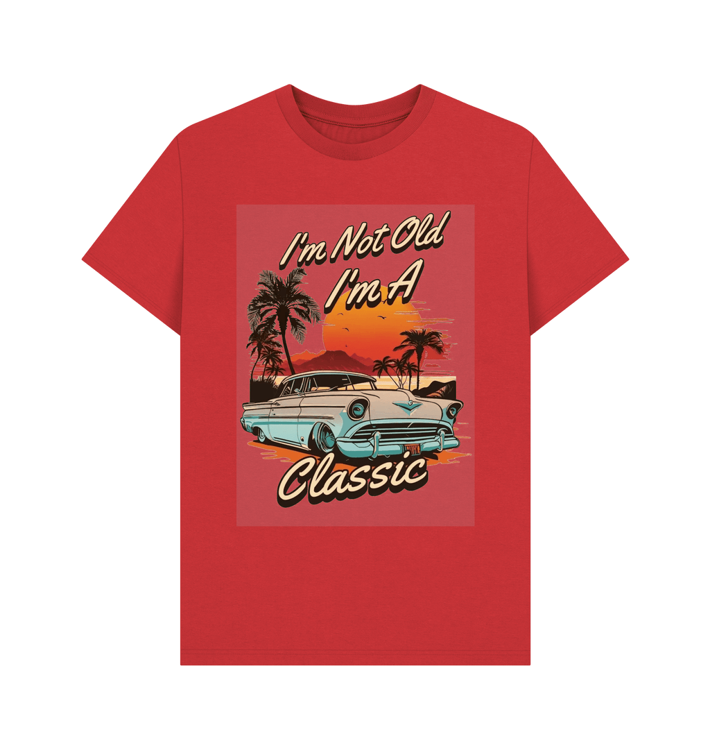 Red Printed T-shirt Front