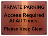 1057 PRIVATE PARKING Keep Clear Metal Aluminium Plaque Sign Door Gate House Office