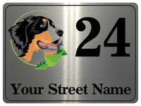 1105 Custom Personalised Address Metal Aluminium Sign Plaque Door Gate House Office