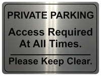 1057 PRIVATE PARKING Keep Clear Metal Aluminium Plaque Sign Door Gate House Office