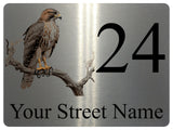 2280 Custom Personalised Address Eagle Door Gate Metal Aluminium Sign Plaque