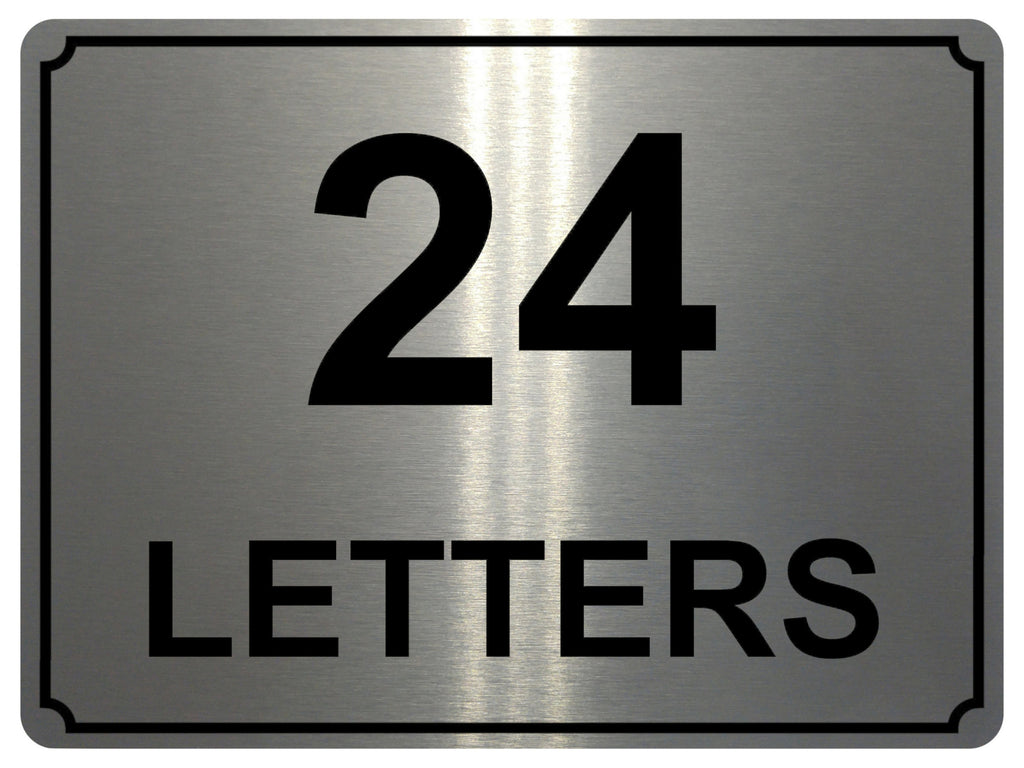 1909 Personalised LETTERS Number Metal Aluminium Sign Plaque Door House Office
