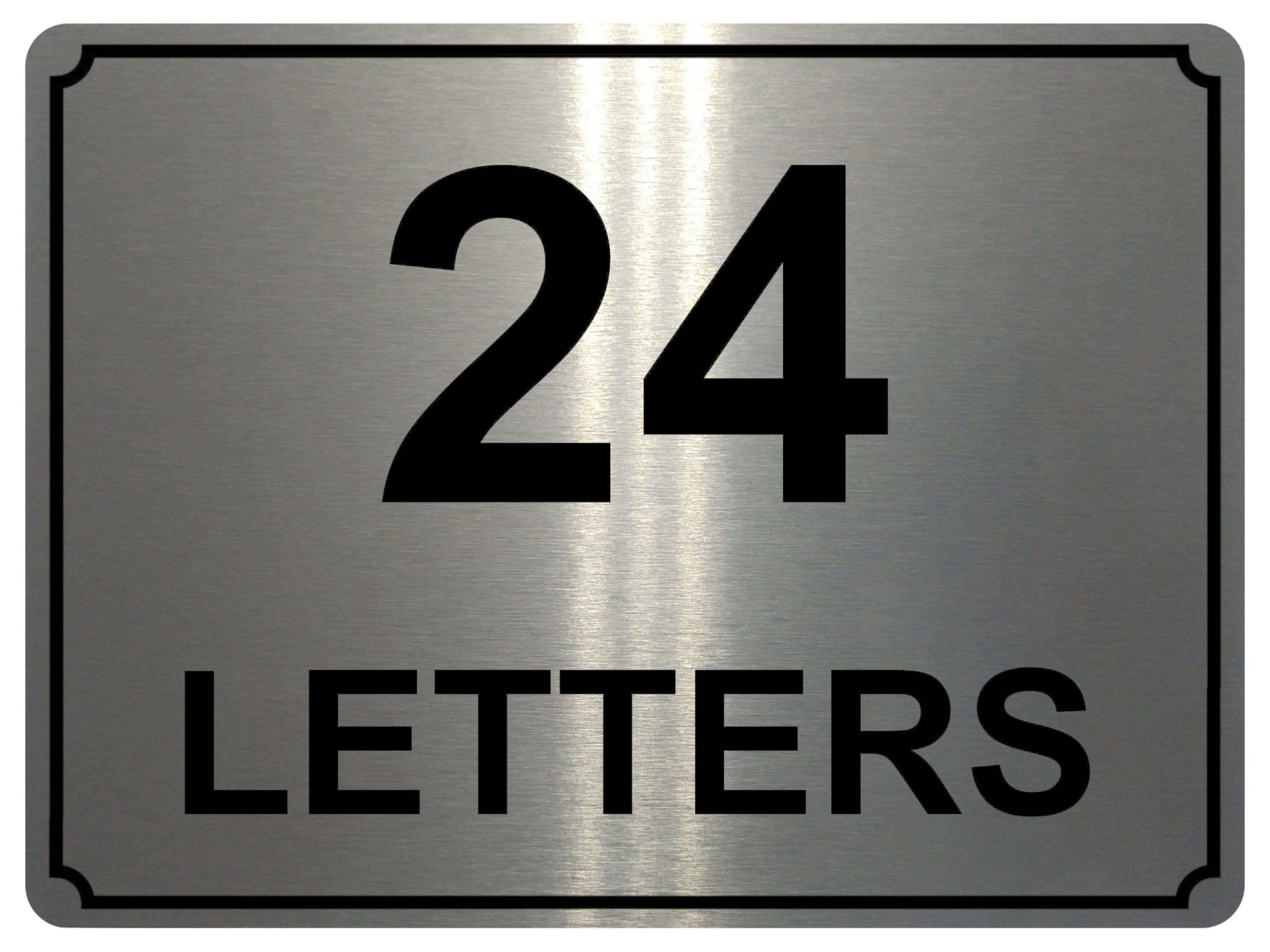 1909 Personalised LETTERS Number Metal Aluminium Sign Plaque Door House Office