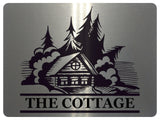 2319 The Cottage Door Gate Farm Address House Metal Aluminium Plaque Sign