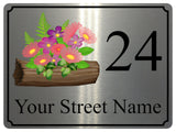 2342 Custom Personalised Address Metal Aluminium Sign Plaque Door Gate House