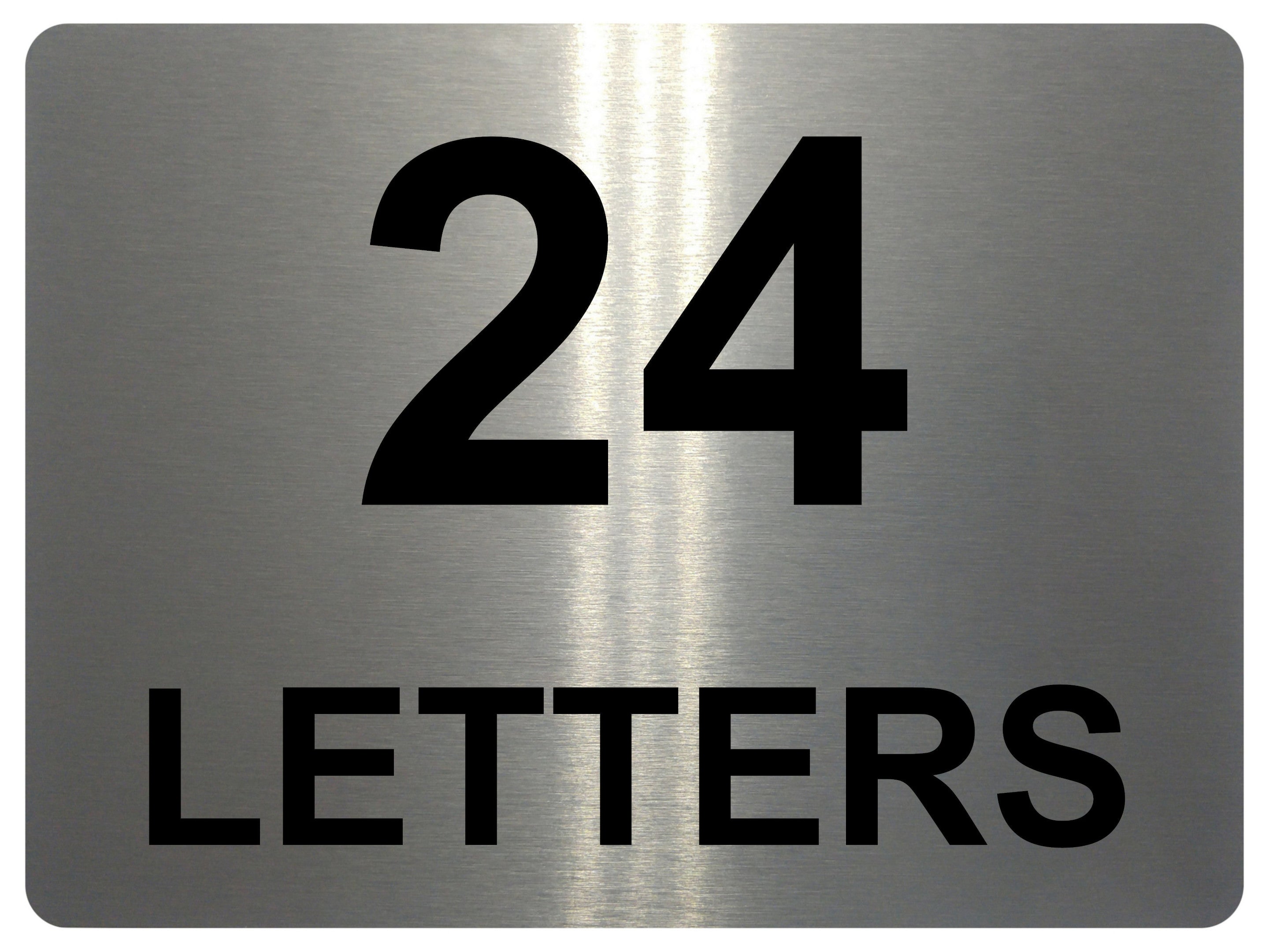 1908 Personalised LETTERS Number Metal Aluminium Sign Plaque Door House Office